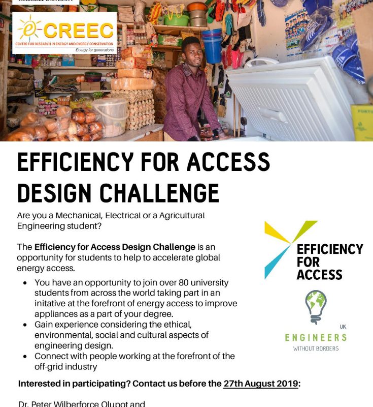 CREEC PARTNERS ON ENERGY FOR ACCESS DESIGN CHALLENGE